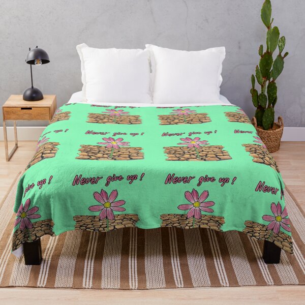 Item preview, Never Give Up Flower Dry Land Inspiration Encourage Motivate designed and sold by AliceXueTrp.