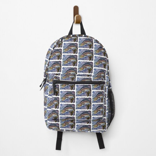 Item preview, Vintage Blue Trout Fresco designed and sold by Rocky Mountain Artistry.
