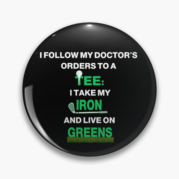 Item preview, Take My Iron and Live On Greens (Funny Golf Tee) designed and sold by molamode.