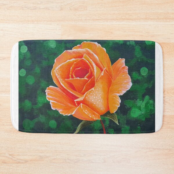 Item preview, Beautiful Orange and Yellow Rose artwork. designed and sold by Benjamin Heffernan.