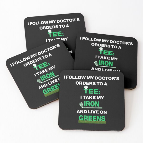 Item preview, Take My Iron and Live On Greens (Funny Golf Tee) designed and sold by molamode.