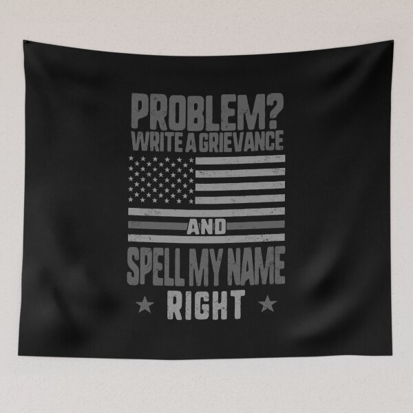Item preview, Funny Correction Officer Shirt problem Write Grievance Spell My Name Right USA Thin Silver Line Flag Correctional Men Dad Christmas Gift designed and sold by Sifoustore.