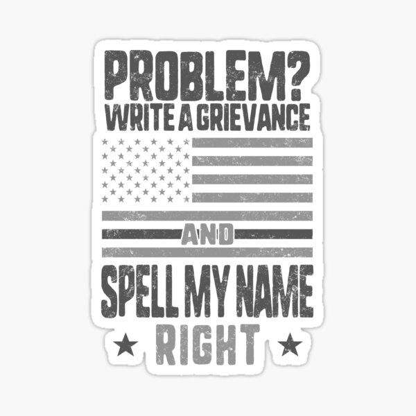Item preview, Funny Correction Officer Shirt problem Write Grievance Spell My Name Right USA Thin Silver Line Flag Correctional Men Dad Christmas Gift designed and sold by Sifoustore.