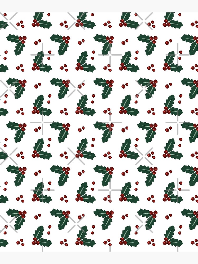 Holly Christmas Pattern by StellarTatter