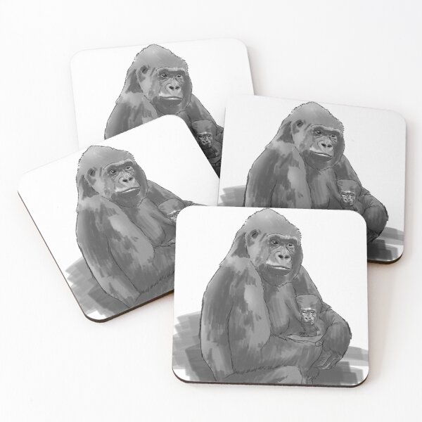 Item preview, Gorillas designed and sold by 11ofCrows.