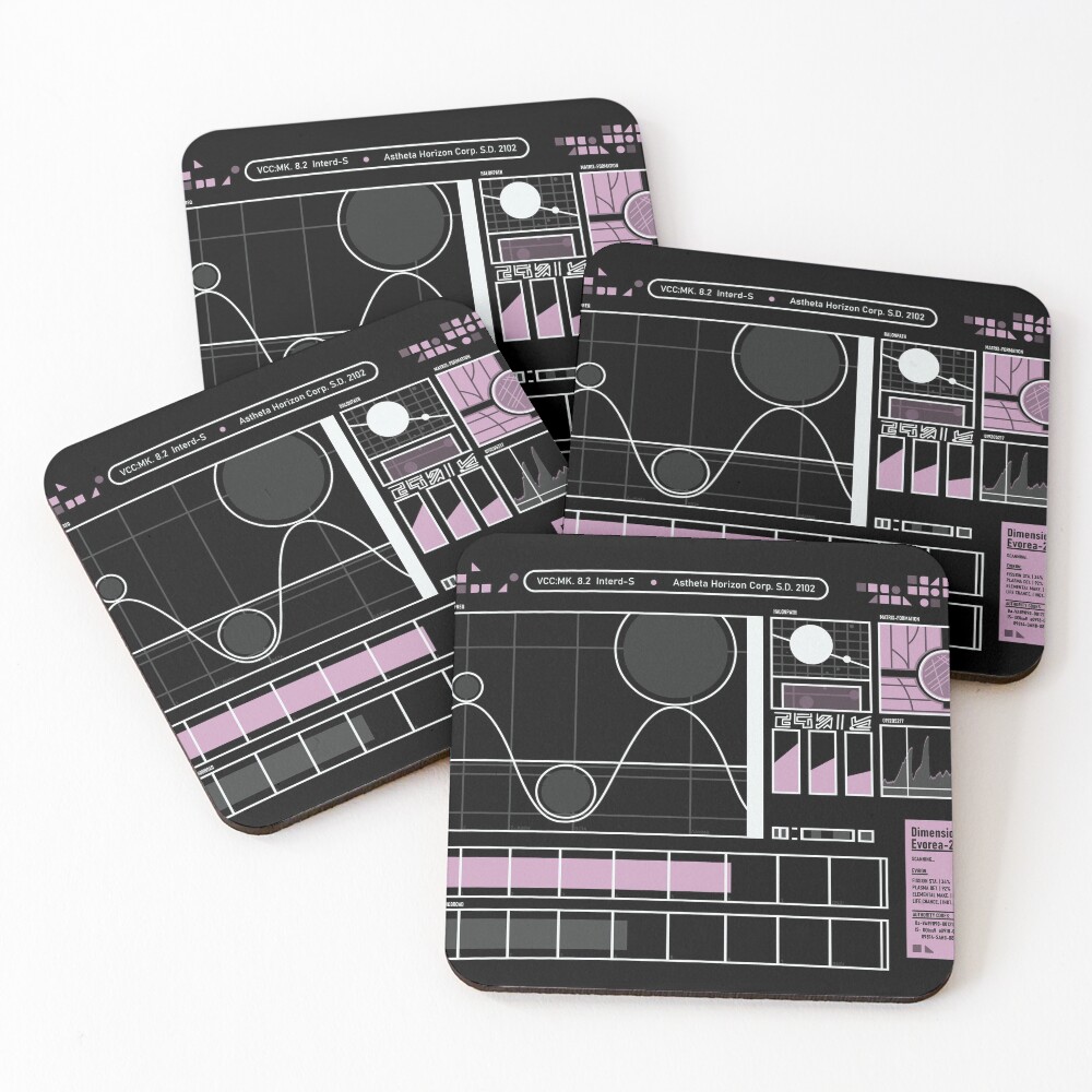 Item preview, Coasters (Set of 4) designed and sold by SleekUI.