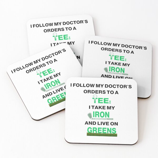 Item preview, I Take My Iron and Live On Greens (Funny Golf Tee) designed and sold by molamode.