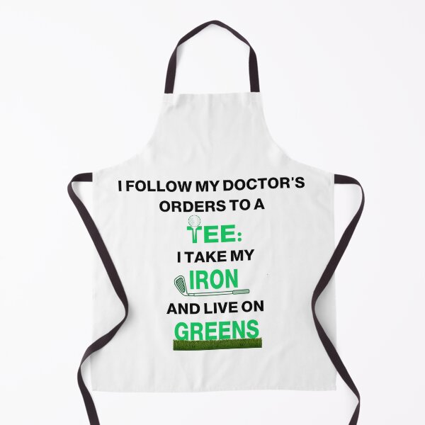 Item preview, I Take My Iron and Live On Greens (Funny Golf Tee) designed and sold by molamode.