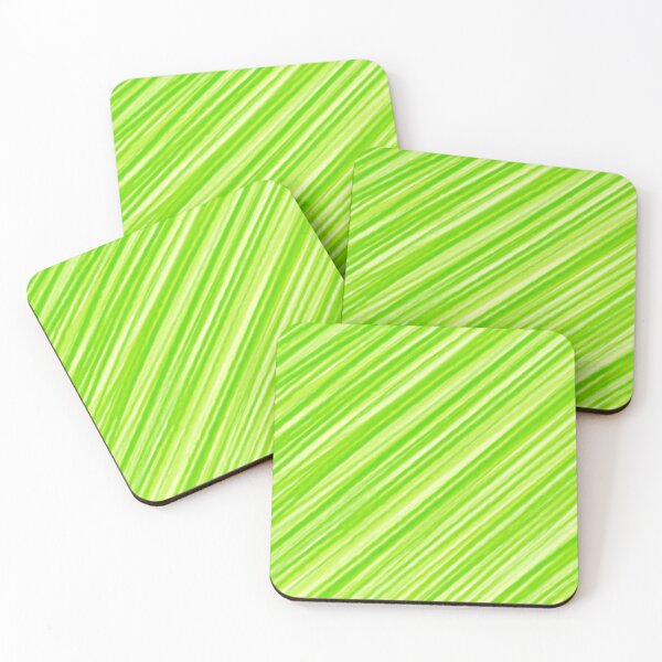 Item preview, Lime Green Striped Pattern designed and sold by Elle  Hazlett.