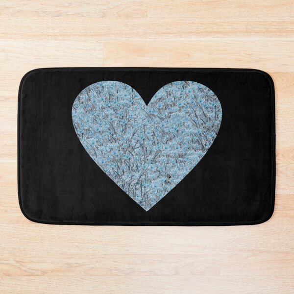 Item preview, Floral Heart Design 1 blue designed and sold by JustBeingAlicia.