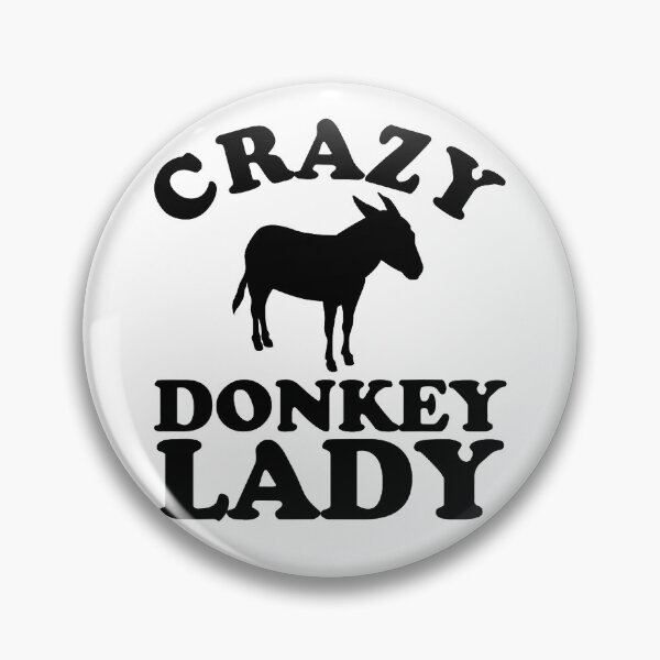 Item preview, Crazy Donkey Lady Funny Female Donker Lover Gifts designed and sold by ZaritaMelikov.