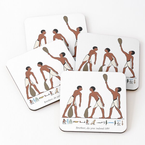 Item preview, Ancient Egyptian Weightlifters designed and sold by Ta'wy Ancient Egyptian Merchandise.