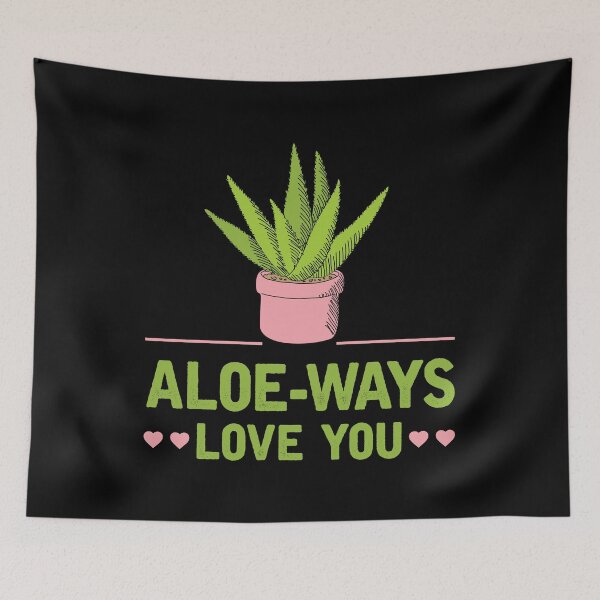 Artikelvorschau, Aloe Vera liebt dich immer Sukkulenten Gartenpflanzenliebhaber entworfen und verkauft von topdesignarts.