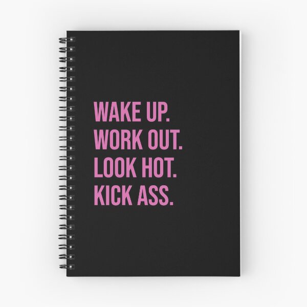 Item preview, Women Workout | Fitness | Funny - Wake Up, Work Out, Look Hot, Kick Ass designed and sold by Mini Tofu Shop.