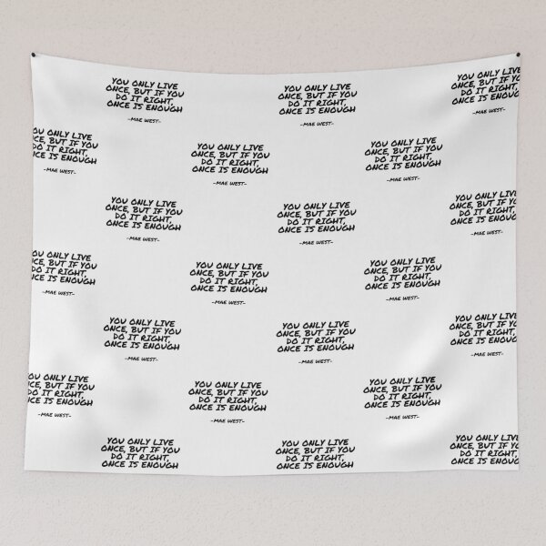 Item preview, Mae West - You only live once, but if you do it right, once is enough designed and sold by appleofyoureye.