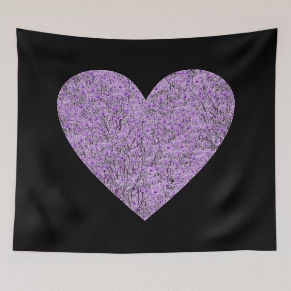 Item preview, Floral Heart Design 1 purple designed and sold by JustBeingAlicia.