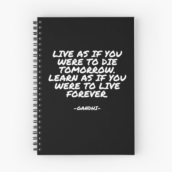 Item preview, Mahatma Gandhi - Live as if you were to die tomorrow. Learn as if you were to live forever. designed and sold by appleofyoureye.