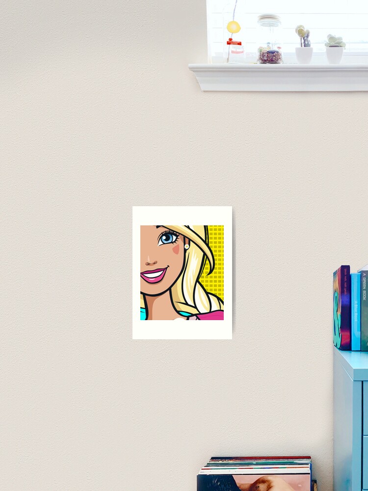 Barbie Face. Throw Pillow for Sale by GAIA-LV