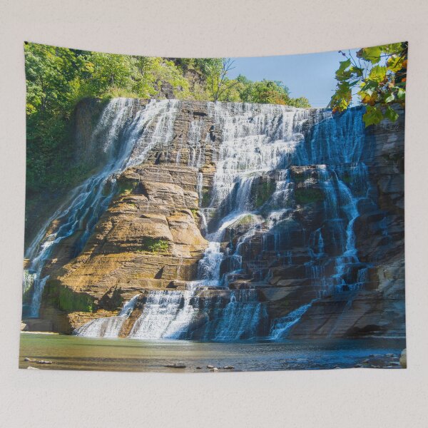 Item preview, Waterfall at Ithaca Falls, New York designed and sold by NoSaysLion.