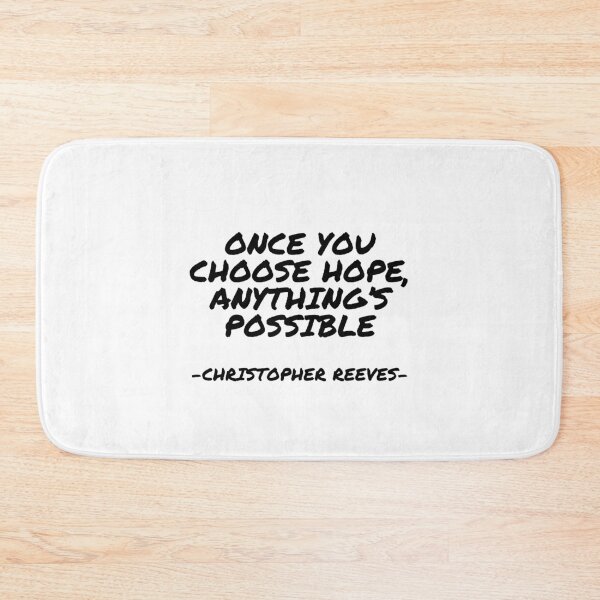 Item preview, Christopher Reeves - Once you choose hope, anything’s possible designed and sold by appleofyoureye.