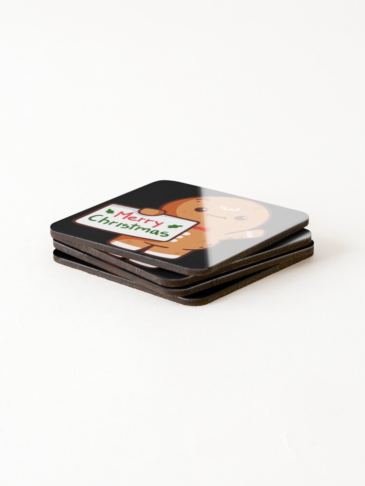 Thumbnail 4 of 5, Coasters (Set of 4), Gingerbread Figures designed and sold by Dynamic-Design.
