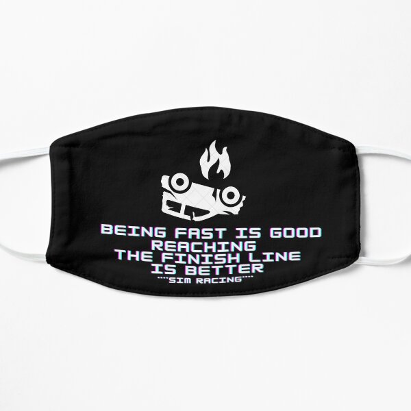 Sim Racing Finish Line Mask