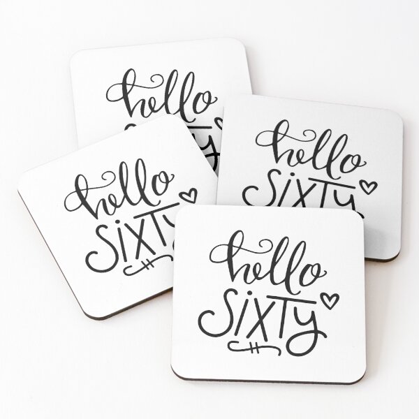 Item preview, Birthday Gift for 60 year old - Hello Sixty designed and sold by EstelleStar.