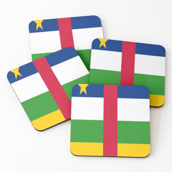 Item preview, Central African Republic Flag designed and sold by AVOGATO KITTY KAT  CAT.