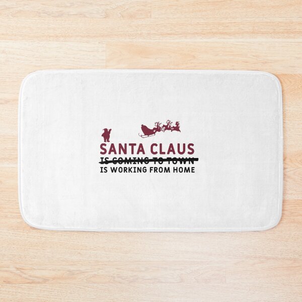 Item preview, SANTA CLAUSE IS WORKING FROM HOME designed and sold by Art-Tease.