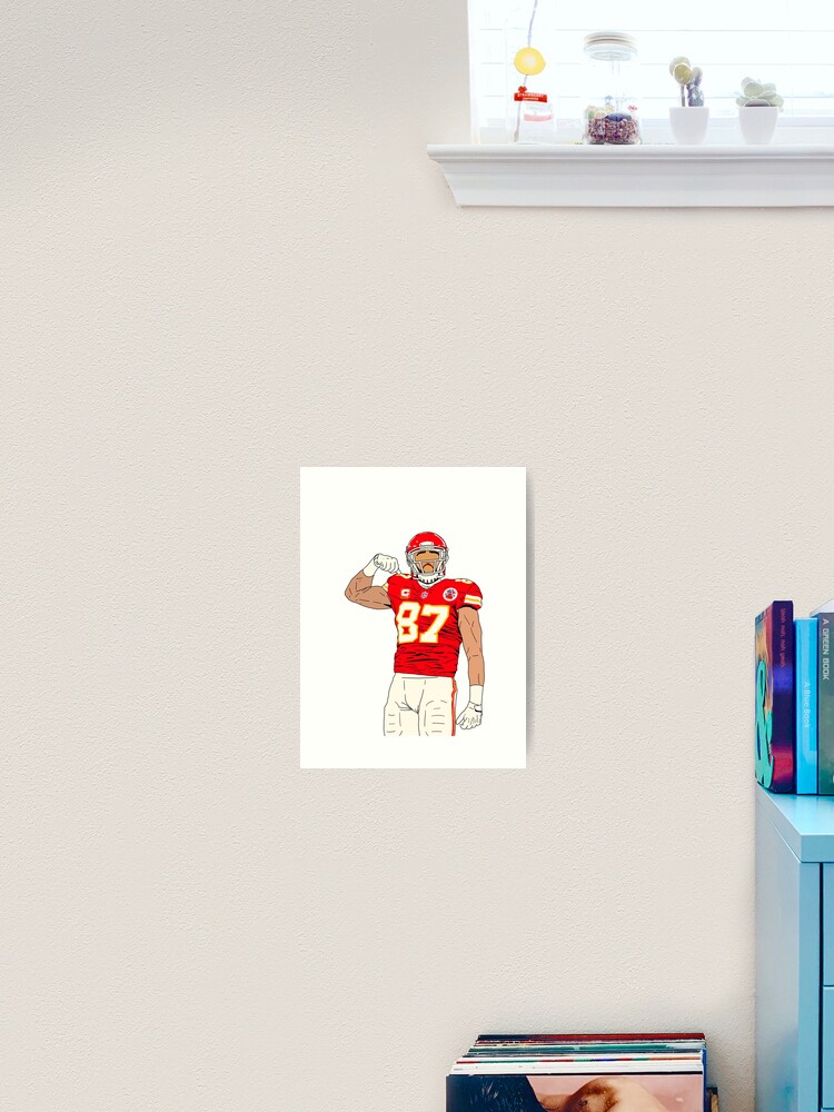 Travis Kelce - Took the art right off the wall