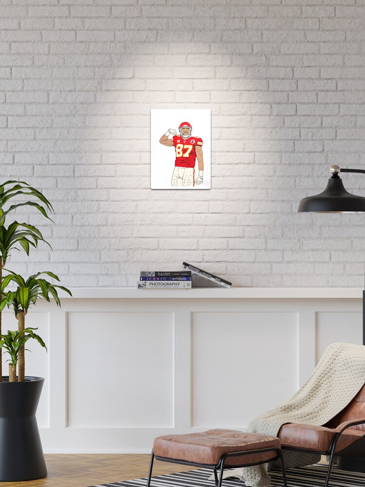 : iconic pics Travis Kelce Print Signed Mounted Photo