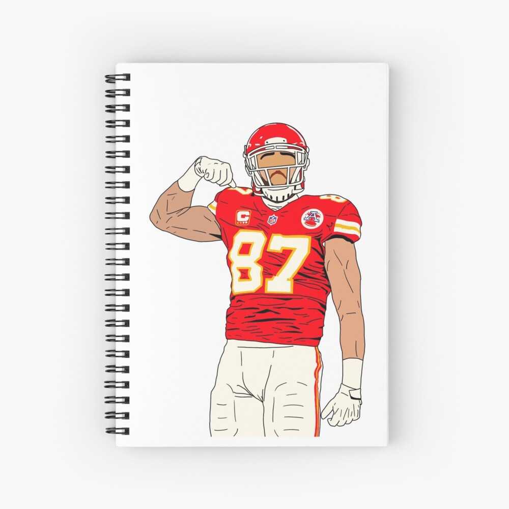 Travis Kelce' Spiral Notebook for Sale by egilbreth