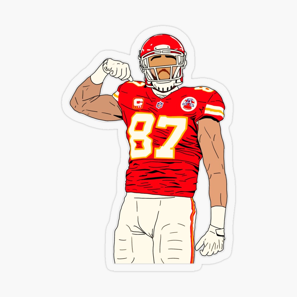 Travis Kelce Kansas City Chiefs #87 Red Youth Home Player Jersey