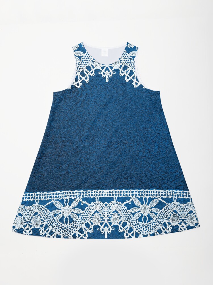 Denim and White Lace" A-Line Dress for Sale by SloganExpress | Redbubble Denim and White Lace" A-Line Dress for Sale by SloganExpress | Redbubble
