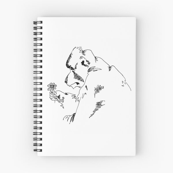 Item preview, Hamadryas Baboon with Flower designed and sold by NotaBeneArts.
