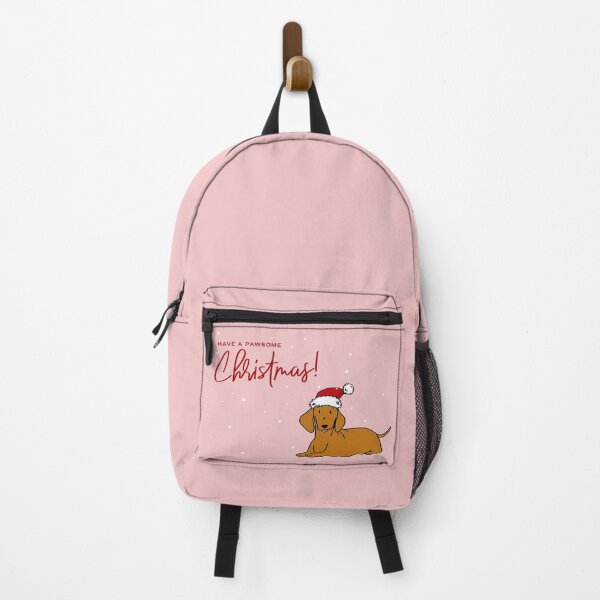Item preview, Dachshund Pawsome Christmas Pink designed and sold by Reiyankhairina.