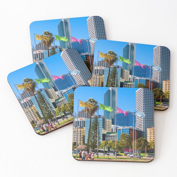 Item preview, A Snippet Of The Perth City Skyline Western Australia As Seen From The Swan River designed and sold by nickegglington.