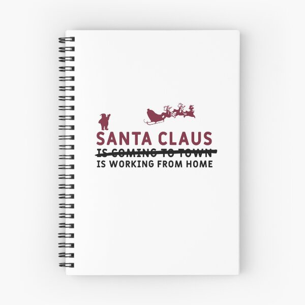 Item preview, SANTA CLAUSE IS WORKING FROM HOME designed and sold by Art-Tease.