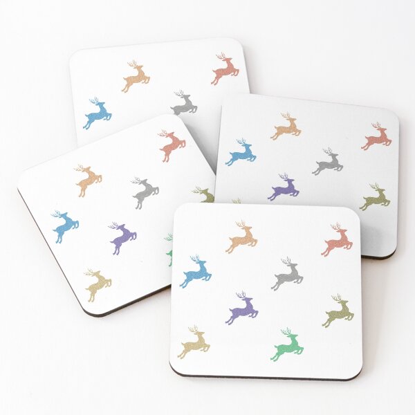 Item preview, Herd of Glitter Flying Reindeer designed and sold by JJRenae.