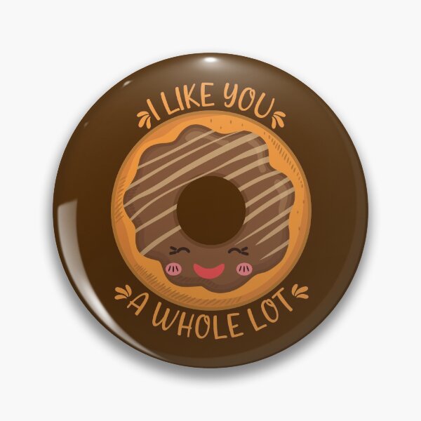 Item preview, I Like You a Whole Lot Kawaii Donut designed and sold by KawaiiPark.