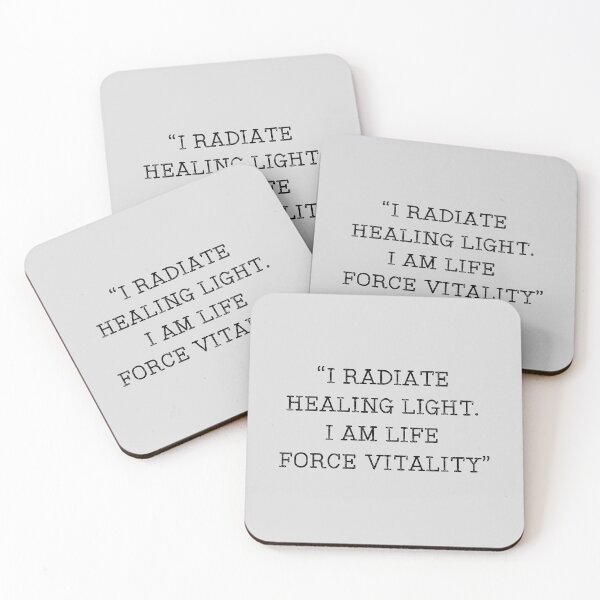 Item preview, I Radiate Healing Light. I Am Life Force Vitality. designed and sold by GAIA-LV.
