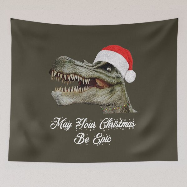 Artikelvorschau, Epischer Weihnachts-T-Rex-Dinosaurier entworfen und verkauft von ittybittyowl.