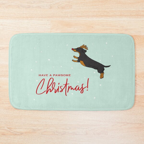 Artikelvorschau, Dackel Pawsome Christmas Green entworfen und verkauft von Reiyankhairina.