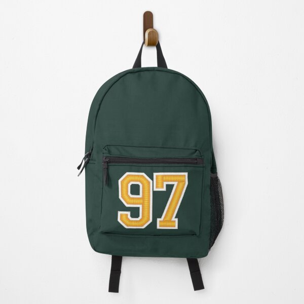 Item preview, 97 Yellow Green Jersey Sports Number Ninety-Seven designed and sold by HelloFromAja.