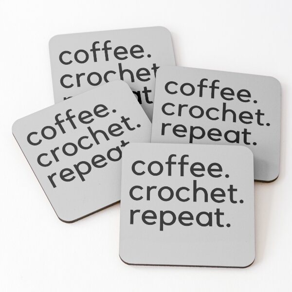 Item preview, Coffee Crochet Repeat designed and sold by JC33apparel.