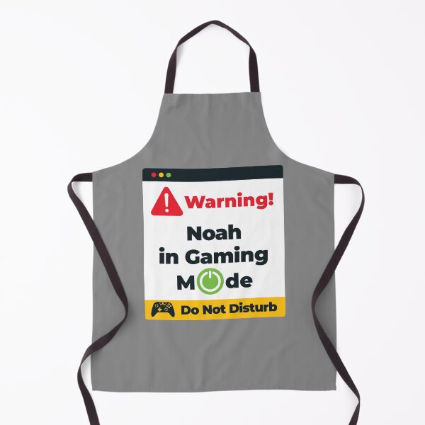 Item preview, Noah Gamer Name - Warning Noah is in Gaming Mode designed and sold by HelloFromAja.