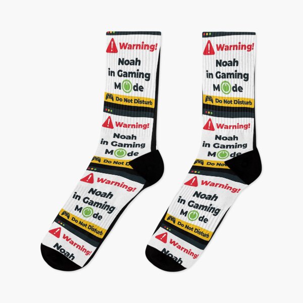 Item preview, Noah Gamer Name - Warning Noah is in Gaming Mode designed and sold by HelloFromAja.