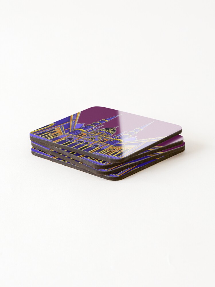 Thumbnail 4 of 5, Coasters (Set of 4), Blue Mosque designed and sold by Rooftang.