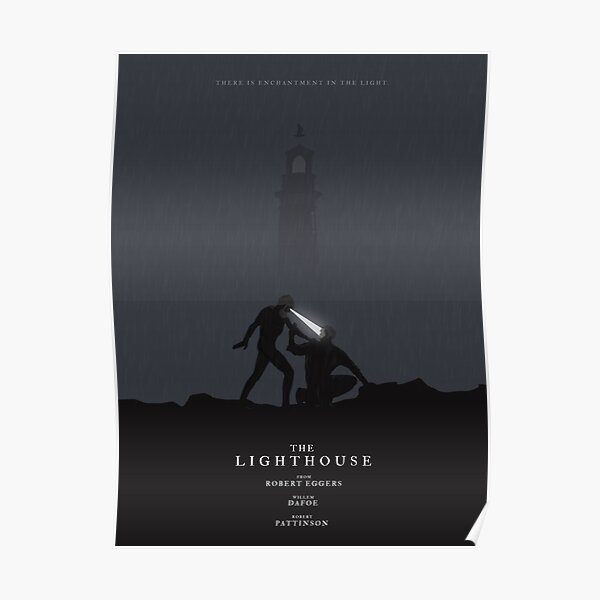 The Lighthouse movie minimalist poster Poster