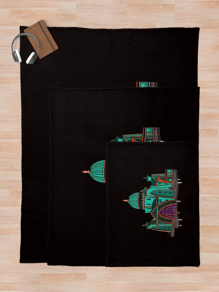 Thumbnail 5 of 6, Throw Blanket, Floating Mosque designed and sold by Rooftang.